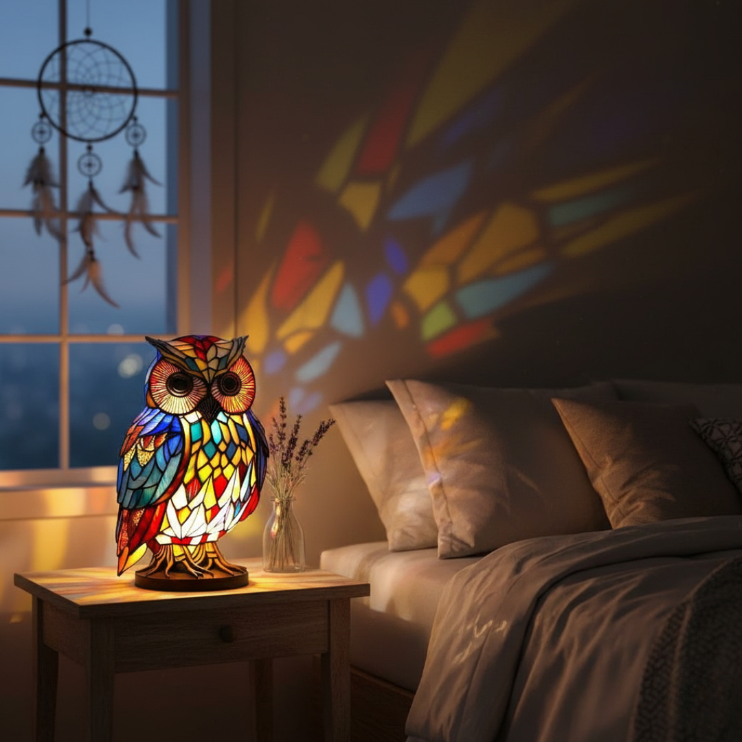 Lampada Artigianale – Graceful Owl