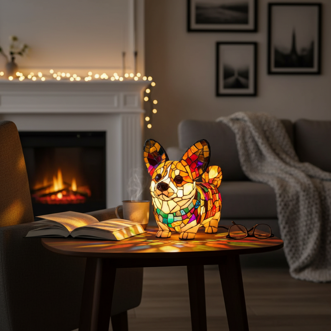 Lampada Artigianale – Nala Of Eternal Glow The Gentle Corgi Of Light